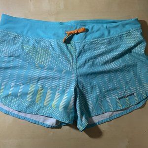 Patagonia STY57622 Nine Trails women’s running shorts Size M Multicolor